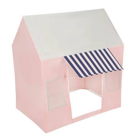 Domek do zabawy PH-300X z piłeczkami 6cm Zabawka namiot dla dzieci, różowo-miętowy: pudrowy róż-mięta