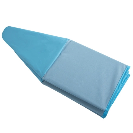 Suchy basen składany BS-100X z piłeczkami 6cm Zabawka basen tekstylny, niebieski: szary-biały-transparent-babyblue