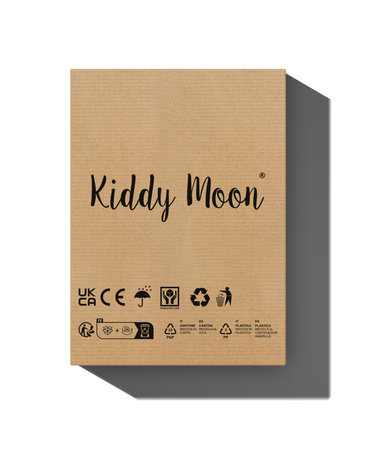 KiddyMoon Suchy basen okrągły z piłeczkami 7cm Zabawka basen piankowy, granatowy: bordowy-szary-niebieski