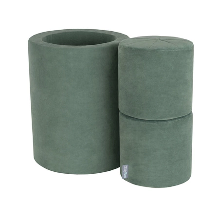 KiddyMoon Piankowy plac zabaw VELVET PPZV-233 Zabawka plac zabaw, zieleń lasu