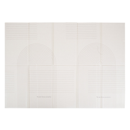 KiddyMoon FM-001 Zabawka mata, stripes