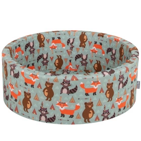 KiddyMoon Pokrowiec na basen okrągły Akcesoria pokrowiec, liski