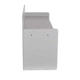 KiddyMoon Ławka z półkami BN-001 Mebel z półkami, szary