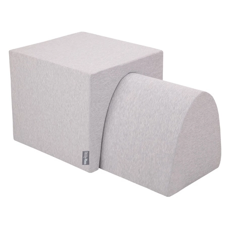 KiddyMoon Piankowy plac zabaw PPZ-212 Zabawka plac zabaw, jasnoszary