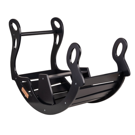 KiddyMoon Bujak dla dzieci WR-001 Zabawka na biegunach, black