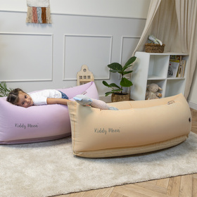 KiddyMoon IP-001 Dmuchana łódka Zabawka sensoryczna, beżowy