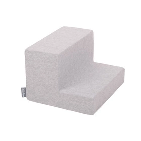 KiddyMoon Piankowy plac zabaw PPZP-KW30D-122 z piłeczkami Zabawka plac zabaw, jasnoszary: biały-szary-mięta