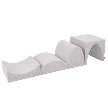 KiddyMoon Piankowy plac zabaw PPZ-234 Zabawka plac zabaw, jasnoszary