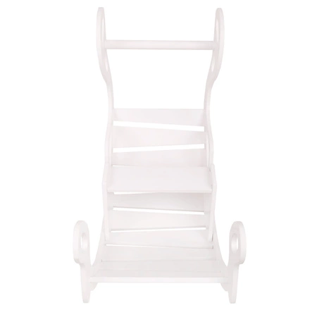 KiddyMoon Bujak dla dzieci WR-001 Zabawka na biegunach, white