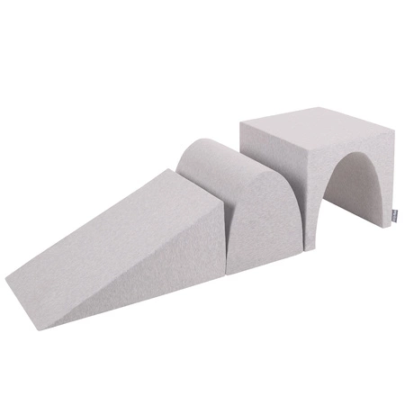 KiddyMoon Piankowy plac zabaw PPZ-243 Zabawka plac zabaw, jasnoszary