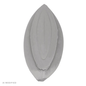 KiddyMoon IP-001 Dmuchana łódka Zabawka sensoryczna, szary