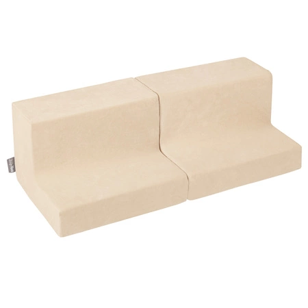 KiddyMoon Piankowy plac zabaw VELVET PPZV-232 Zabawka plac zabaw, beż piasku