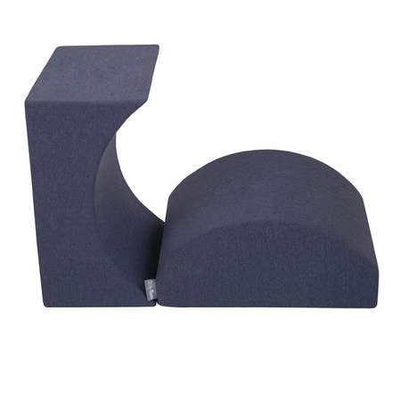 KiddyMoon Piankowy plac zabaw PPZ-222 Zabawka plac zabaw, granatowy