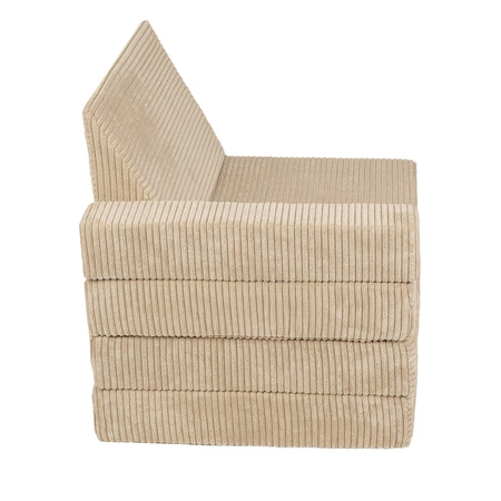 KiddyMoon Fotel KFM-700 Mebel piankowy, beżowy