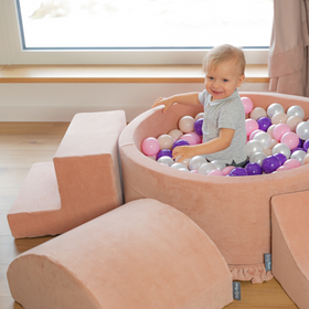KiddyMoon Piankowy plac zabaw PPZ-241 Zabawka plac zabaw, jasnoszary