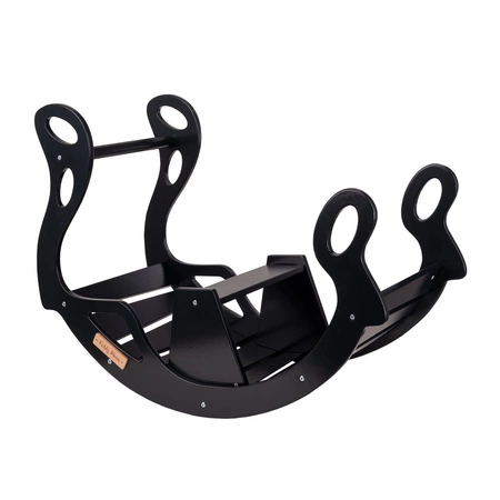 KiddyMoon Bujak dla dzieci WR-001 Zabawka na biegunach, black