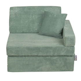 KiddyMoon FOTEL z poduszką KFMP-700 Mebel piankowy, zielony