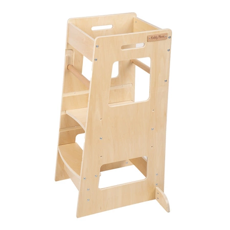 KiddyMoon ST-003 Mebel kitchen helper, natural new