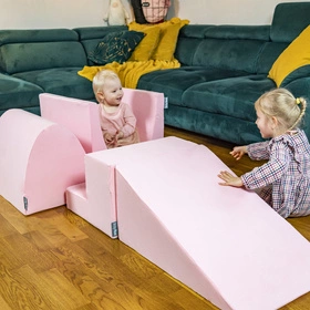 KiddyMoon Piankowy plac zabaw PPZ-212 Zabawka plac zabaw, różowy