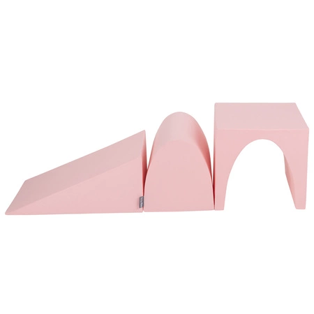 KiddyMoon Piankowy plac zabaw PPZ-243 Zabawka plac zabaw, różowy