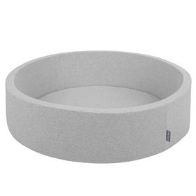 KiddyMoon Pokrowiec na basen okrągły 120x30 Akcesoria pokrowiec, jasnoszary