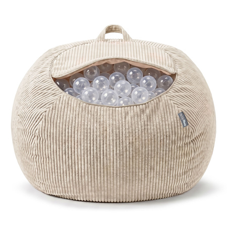 KiddyMoon fotel 2w1 worek na pluszaki