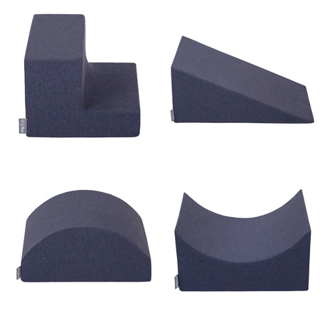 KiddyMoon Piankowy plac zabaw PPZ-214 Zabawka plac zabaw, granatowy