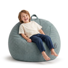 KiddyMoon fotel 2w1 worek na pluszaki