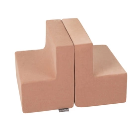 KiddyMoon Piankowy plac zabaw VELVET PPZV-232 Zabawka plac zabaw, róż pustyni