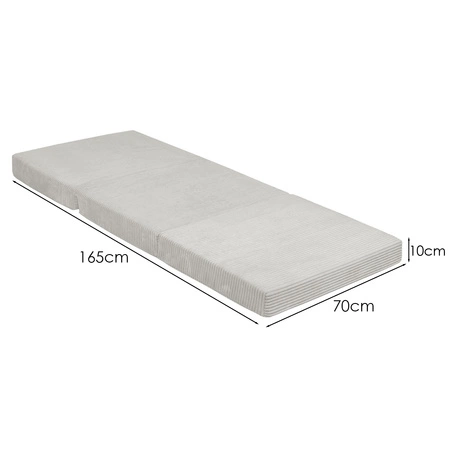 KiddyMoon Materac KMM-1650 Mebel piankowy, jasnoszary