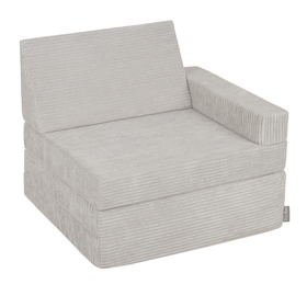 KiddyMoon Fotel KFM-700 Mebel piankowy, szary jasny