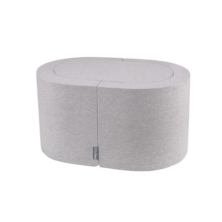 KiddyMoon Piankowy zestaw wypoczynkowy Mebel zestaw mebelków, jasnoszary