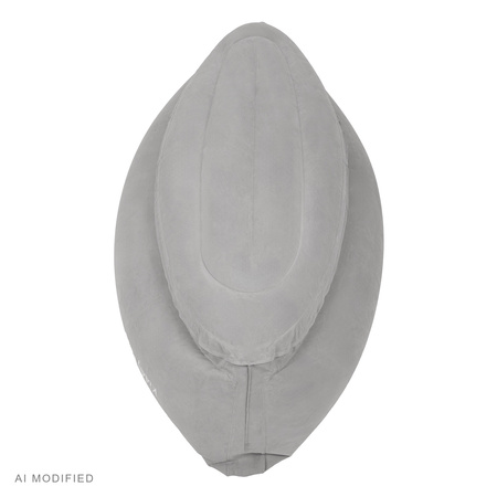 KiddyMoon IP-001 Dmuchana łódka Zabawka sensoryczna, szary