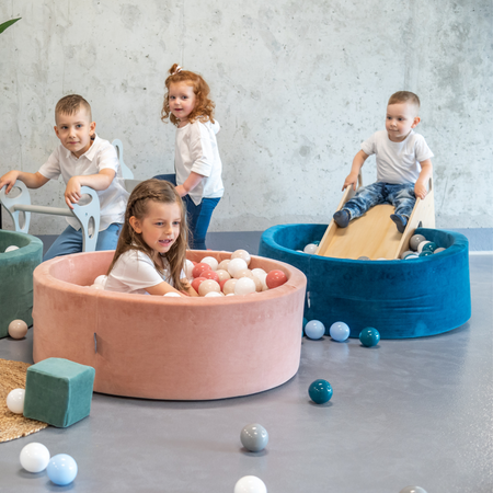 KiddyMoon Krzesełko ślizgawka 2w1 SC-002 Zabawka zjeżdżalnia, szary