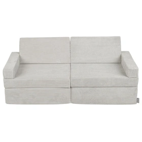 KiddyMoon Kanapa KKM-1400 Mebel piankowy, jasnoszary