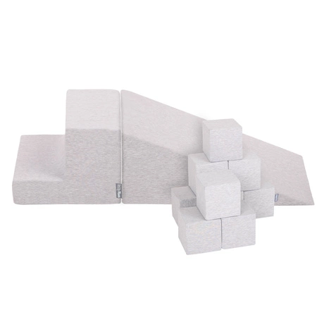 KiddyMoon Piankowy plac zabaw PPZ-253 Zabawka plac zabaw, jasnoszary