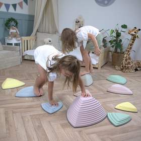 KiddyMoon Kamienie balansujące RS-001 Zabawka sportowa, multicolor