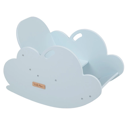 KiddyMoon Bujak AR-002 chmurka Zabawka na biegunach, niebieski