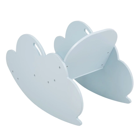 KiddyMoon Bujak AR-002 chmurka Zabawka na biegunach, niebieski