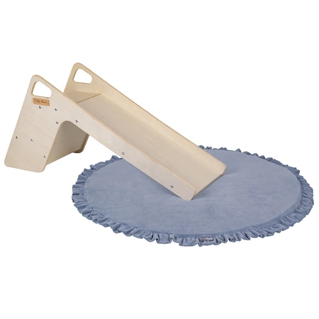 KiddyMoon Mata piankowa do zabawy Zabawka mata, błękit lodu