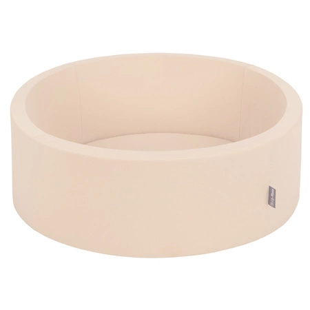 KiddyMoon Pokrowiec na basen okrągły 90x30 Akcesoria pokrowiec, beżowy