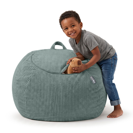 KiddyMoon fotel 2w1 worek na pluszaki