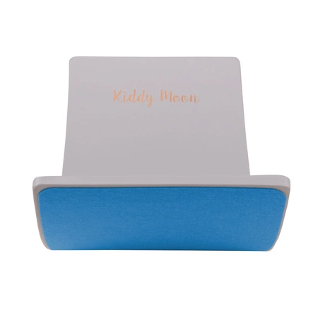 KiddyMoon Deska balansująca BB-002 Zabawka sportowa, grey/blue felt
