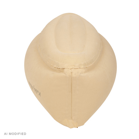 KiddyMoon IP-001 Dmuchana łódka Zabawka sensoryczna, beżowy