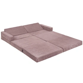 KiddyMoon Kanapa KKM-1400 Mebel piankowy, fioletowy