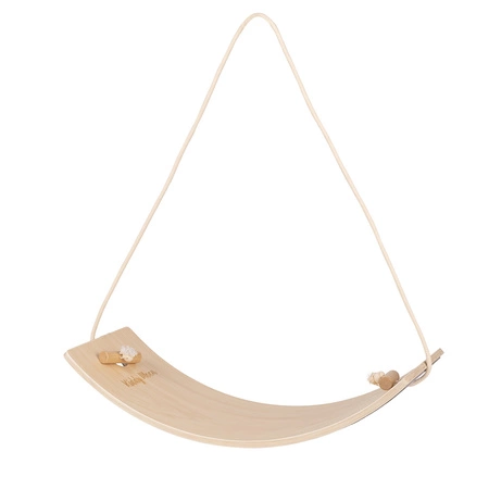 KiddyMoon Deska balansująca BB-004 Zabawka sportowa, natural