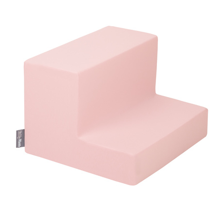 KiddyMoon Piankowy plac zabaw PPZP-OK30D-125 z piłeczkami Zabawka plac zabaw, różowy: perła-szary-transparent-pudrowy róż