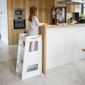 KiddyMoon ST-003 Mebel kitchen helper, natural new