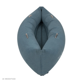 KiddyMoon IP-001 Dmuchana łódka Zabawka sensoryczna, niebieski