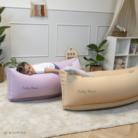 KiddyMoon IP-001 Dmuchana łódka Zabawka sensoryczna, różowy